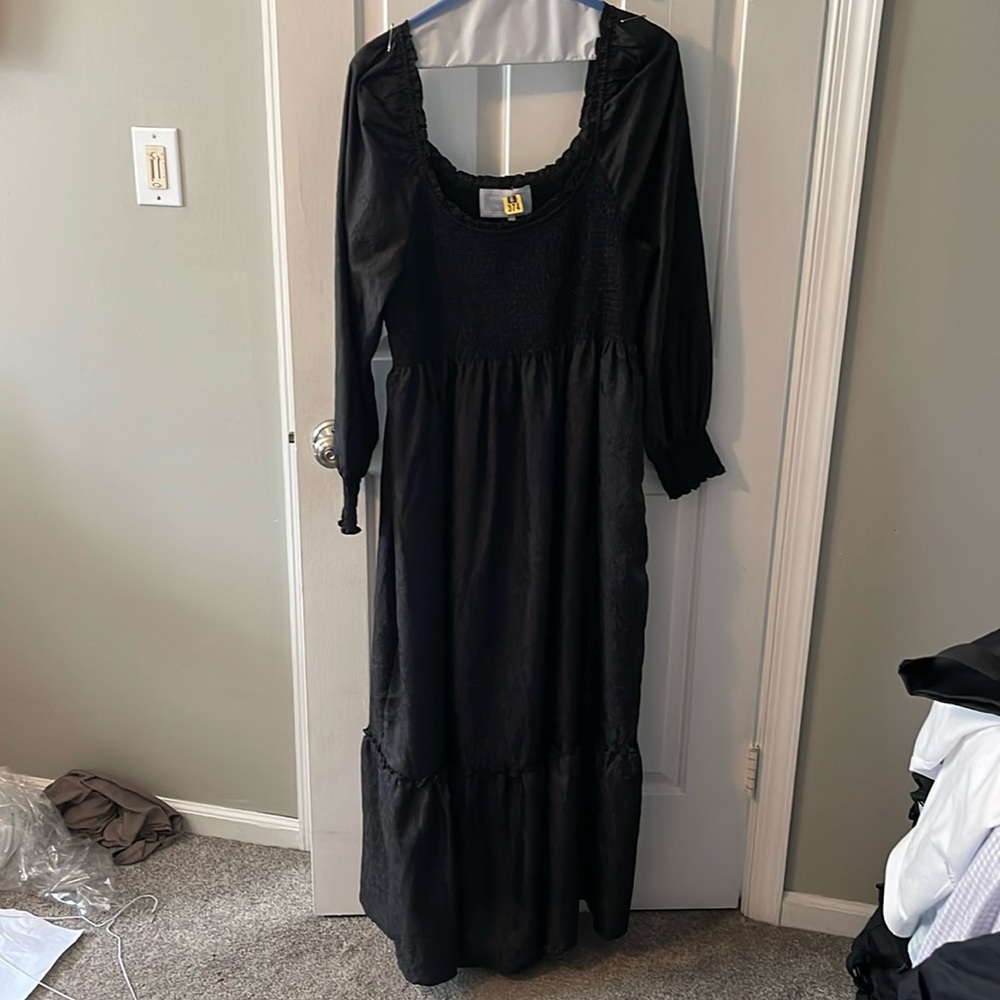 Hill house home long sleeve maxi dress